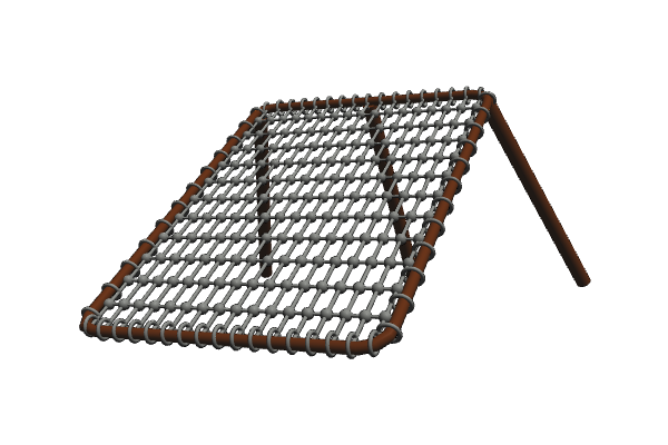 ネットクライミングのイラスト