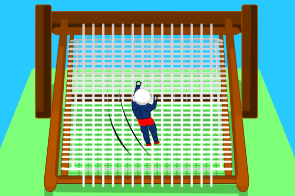 手で登るのびしろ君