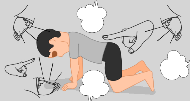 落ち込む子ども