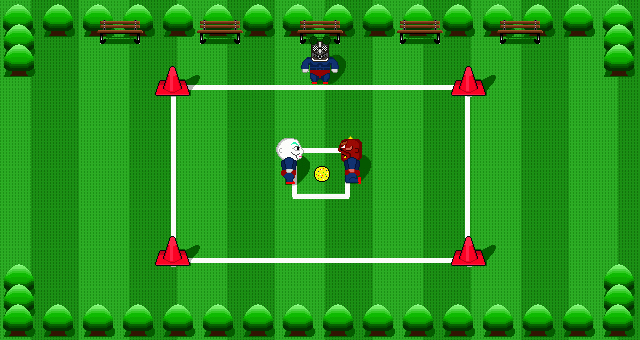 セキュリティ役のポイント阻止のイメージgif画像